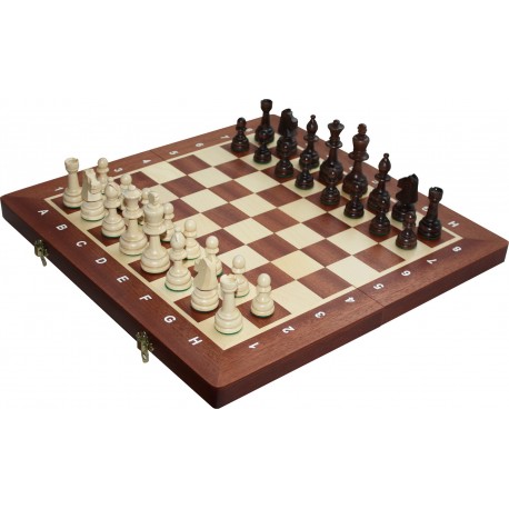 Wooden Tournament No. 4 Chess Set - Inlaid (S-11/II)