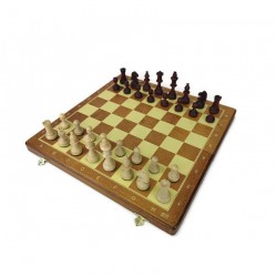 Wegiel Handmade European Professional Tournament Chess Set With Wood Case -  Hand Carved Wood Chess Pieces & Storage Box To Store All The Piece :  : Toys & Games